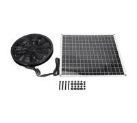 FRELEAN Ventilateur d'extraction Solaire Haute Vitesse 20W 16V, Ventilateur de Ventilation à Panneau Solaire pour poulailler, Maison pour Animaux domestiques, Grange, Serre