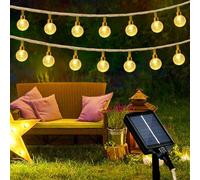 FREMON Guirlande Solaire Exterieur, 8 Modes Guirlande Lumineuse Exterieure, IP65 Étanche Guirlande LED Idéal Eclairage Exterieur pour Decoration Jardin, Terrasse, Cour, Balcon, Mariage, Fêtes