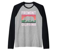 Fremont California Retro Northern Cali Bay Area 510 Silicone Manche Raglan