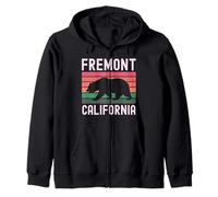 Fremont California Retro Northern Cali Bay Area 510 Silicone Sweat à Capuche