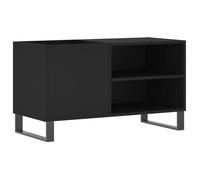 @FRENCH Armoire à disques Armoire de rangement - Meuble vinyle TOP VENTES - noir 85x38x48cm - bois d'ingénierie 2102357