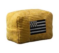 French Bandit - Beurre salé - Jouet Peluche pour Chien - Couineur Intégré | Occupation Durable - Idéal pour Animaux Actifs - Accessoire Résistant - Stimule et Anti Ennui - Design Breton Unique & Décalé