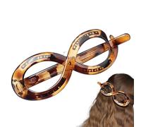 French Barrette Hair Clips, Flat Non Slip Claw Hold Design, Figure 8 Hair Accessories, Elegant Styling Barrettes Set, Fashion Hairpins for Ceremonies Birthdays Parties Everyday Wear Use