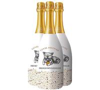 French Bouledogue Blanquette de Limoux Cuvée Prestige - Blanc - Vin Blanc du Languedoc - Roussillon (3x75 ffervescent