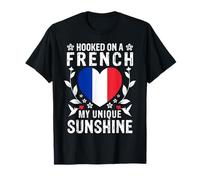 French Boyfriend Girlfriend Wife Husband France Flag T-Shirt