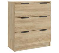 @FRENCH Buffet bahut - TOP VENTES - Commode Meuble de rangement Chêne sonoma 60 x 30 x 70cm - Bois d'ingénierie - Armoire de
