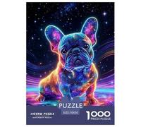 French BullChien Puzzle 1000 Pièces Adultes Enfants Animal Puzzles 1000 Pièce Jeu De Team Building Cadeau 70x50cm/1000pcs