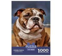 French BullChien Puzzle 1000 Pièces Adultes Enfants intéressant Puzzles 1000 Pièces Défi Jouet Décor À La Maison 38x26cm/1000pcs