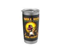 French Bulldog Dabbing Dog Will Dab for Candy Halloween Gobelet isotherme en acier inoxydable double paroi