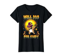French Bulldog Dabbing Dog Will Dab for Candy Halloween T-Shirt Graphique avec Valeur
