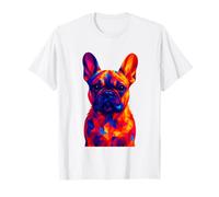 French Bulldog Dog Colorful Dog Lover Pop Art T-Shirt