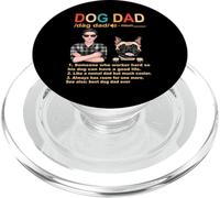 French Bulldog Dog Dad Definition Funny Fathers Day PopSockets PopGrip pour MagSafe