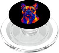 French-Bulldog-Dog Pop-Art Race de Chien Chiens PopSockets PopGrip pour MagSafe