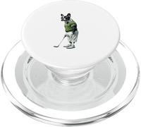 French Bulldog en Tant Que Golfeur Amusant PopSockets PopGrip pour MagSafe
