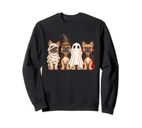 French Bulldog Halloween Costume Witch Ghost Mummy Vampire Sweatshirt