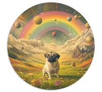 French Bulldog Puzzle 1000 Pièces Educa Jouet en Bois Divertissement Créatif Décoration Intérieure Jeu Éducatif Challenge Toy Adultes & Enfants des 14 Ans 1000pcs (67.5x67.5cm)