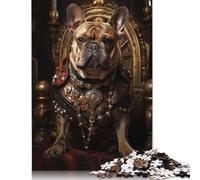 French Bulldog The King Puzzle 1000 Pièces Educa Jouet en Bois Divertissement Créatif Décoration Intérieure Jeu Éducatif Challenge Toy Adultes & Enfants des 14 Ans 1000pcs (75x50cm)