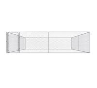 @FRENCH Cage/Enclos/Parc niche polyvalente - TOP VENTES - Chenil extérieur pour chiens /chiot - Grande entrée - Acier galvanisé