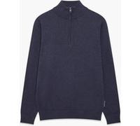 French Connection 1/2 Zip Cotton Marine Mel Taille: XS | Manches longues Outlet | Homme