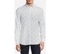 French Connection 6 Floral Cut Ls White Taille: M | Casual chemises Outlet | Homme | Blanche