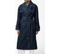French Connection Afton Trench Coat Navy Taille: 12 | Manteaux à double boutonnage Outlet | Femme | Bleu
