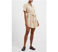 French Connection Alania Lyocell Blend Shir Dres Brown Taille: 6 | Robes Chemises Outlet | Femme | Marron