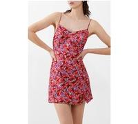 French Connection Andrea Ennis Satin Slip Dress Red Taille: 18 | Robes Mini Outlet | Femme | Rouge
