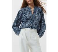 French Connection Anna Austin Cotton Top Navy Multi Taille: S | Manches longues Outlet | Femme | Bleu