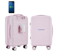 French Connection Bagage Cabine St. Martin avec Porte-Gobelet/Ports USB, Rose A Boo