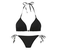 FRENCH CONNECTION Bikini noir / blanc cassé, Taille S