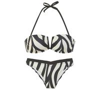 FRENCH CONNECTION Bikini noir / blanc, Taille S