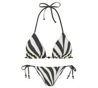 FRENCH CONNECTION Bikini noir / blanc, Taille S