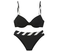 FRENCH CONNECTION Bikini noir / blanc, Taille S-M