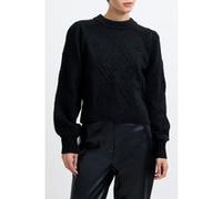 French Connection Bobble Bow Jumper Blackout/white Bow Taille: M | Pulls Outlet | Femme | Le Noir