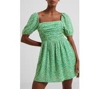 French Connection Cadie Verona Sq Nk Uk Len Dres Poise Green Taille: 10 | Robes Mini Outlet | Femme | Vert