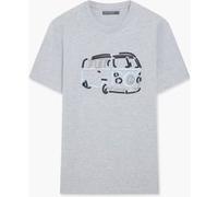 French Connection Camper 3 Colour Lgt Grey Mel Taille: L | T-shirts avec imprimés Outlet | Homme | Gris