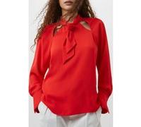 French Connection Carmen Crepe Ls Blouse Scarlet Red Taille: XL | Chemisiers Outlet | Femme | Rouge