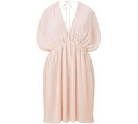 French Connection Chathia Plisse V Neck Dress Ballet Pink Taille: L | Robes Mini Outlet | Femme | Rose
