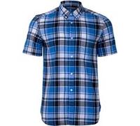 French Connection Checked & Stripe Pocket Ss Blue Stone Taille: XXL | Casual chemises Outlet | Homme | Bleu