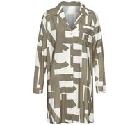 FRENCH CONNECTION Chemise de nuit vert / blanc, Taille M