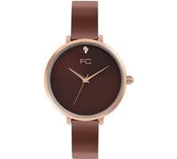 French Connection Connection Divine Brown Round Analog Watch For Women Marron Taille unique Female