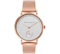 French Connection Connection Women Stainless Steel Bracelet Style Straps Analogue Watch Blanc Taille unique Female