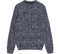 French Connection Crew Cable Twist Marine Mel Taille: L | Pulls Outlet | Homme