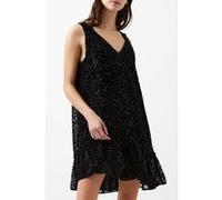 French Connection Dia Devore Dress Blackout Taille: S | Robes Mini Outlet | Femme | Le Noir