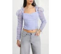 French Connection Edrea Tulle Top Misc. Taille: 12 | Chemisiers Outlet | Femme