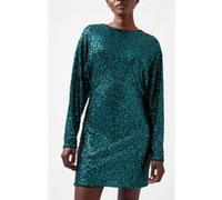 French Connection Elena Sequin Bow Back Dress Forest Taille: 10 | Robes Mini Outlet | Femme