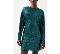 French Connection Elena Sequin Bow Back Dress Forest Taille: 14 | Robes Mini Outlet | Femme