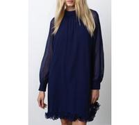 French Connection Emina Chiffon Dress Celestial Blue Taille: S | Robes Outlet | Femme | Bleu