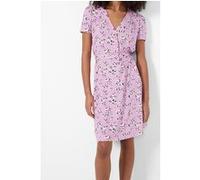 French Connection Eso Tiarra River Daisy Meadow Jersey Mauve Mist Taille: 12 | Robes Mini Outlet | Femme | Mauve