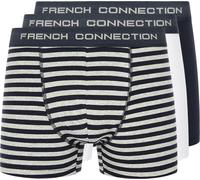 French Connection - "FC14" boxer pour homme(pack de 3) BG1834 (L) (Noir/Blanc/Gris)